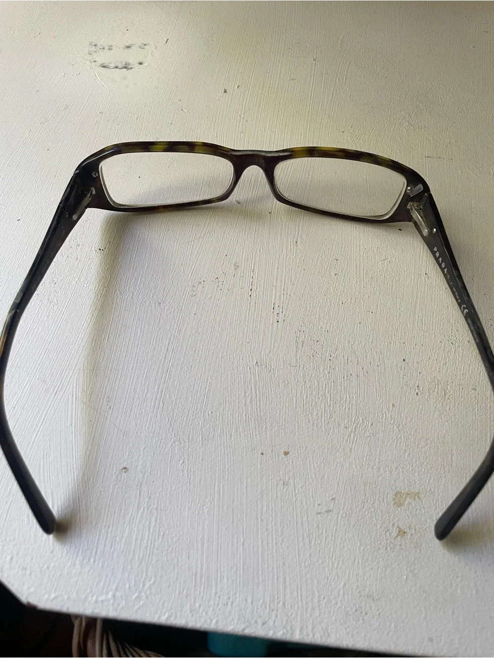 Prada Havana tortoiseshell glasses VPR 14H